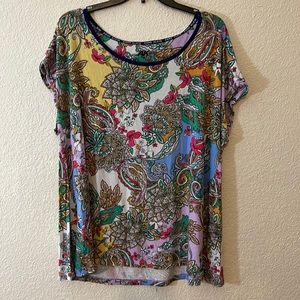 AK flower blouse XL